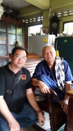 Ajahn Prakong with Anthony Siam